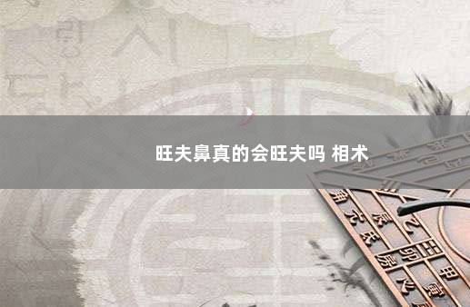 旺夫鼻真的会旺夫吗 相术