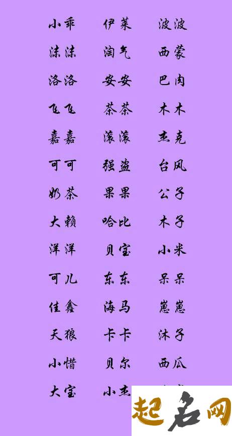 可爱的女生名字 女生萌网名三个字