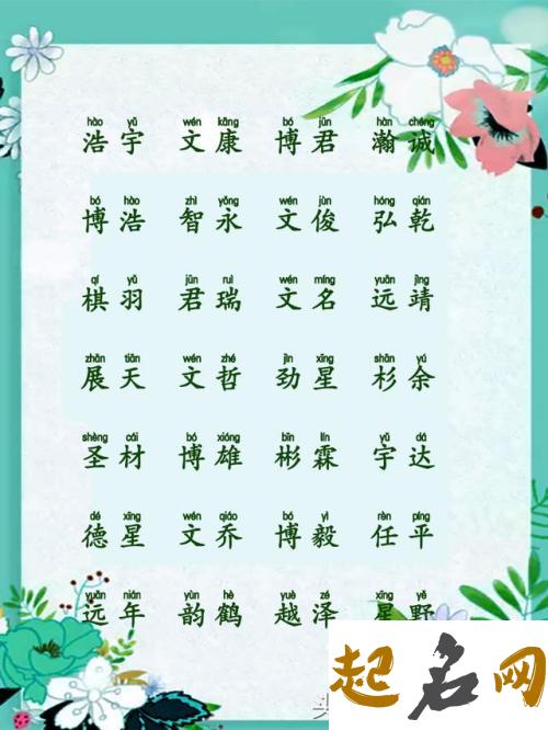 好听的男宝宝名字大全 男孩新颖有涵养的名字