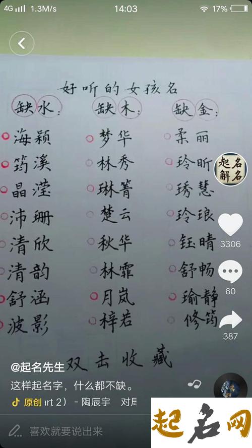 想起一个好名字，一定要用好姓 姓卢的名字最好听