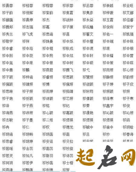 2019年12月份的男孩姓祁 起什么名字好 2019年几月份生男孩