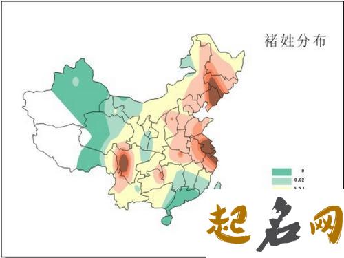 全国姓褚有多少人呢？褚姓人口分布情况如何？ 褚姓人口