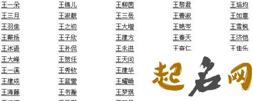 王姓男宝宝有哪些双字且好听的名字？ 王姓好听四个字名字