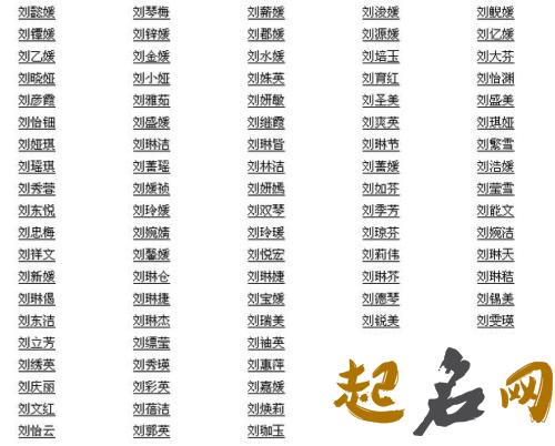 2019年8月份的女孩姓刘 起什么名字好 姓刘男孩洋气名字2019