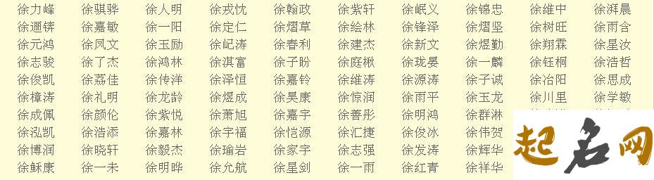 徐姓男宝宝八字喜木有哪些名字? 八字喜木小名