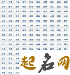 适合蒋姓男宝宝的双字名字有哪些？ 适合取名字的字