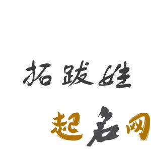 拓跋姓的男宝宝起什么名更大气好听？ 大气的名字