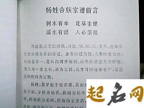 湖北有哪些杨姓字辈？ 湖北杨姓家谱