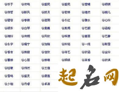 给亥时猪年出生的谷姓女孩起名取什么名字好 猪年亥时起名