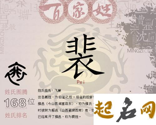 裴姓取名怎么取 裴姓打分高的女孩名字