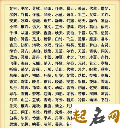 宝宝取名:2021年1月11日出生的女孩起什么名字 书香气质 2021年取名