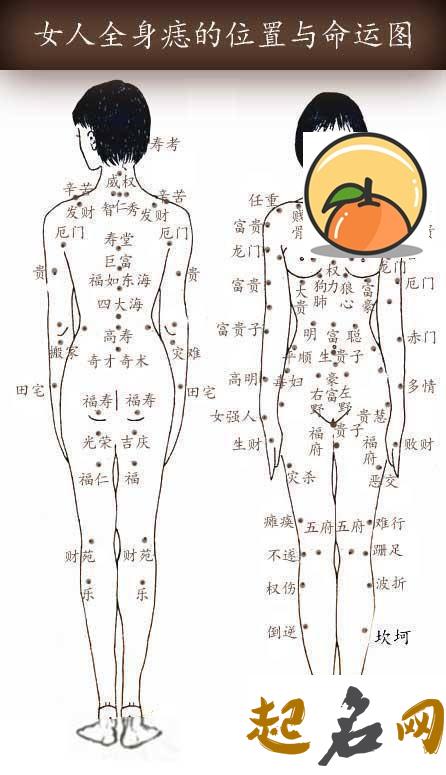 背脊骨的痣代表什么 脊椎上有痣