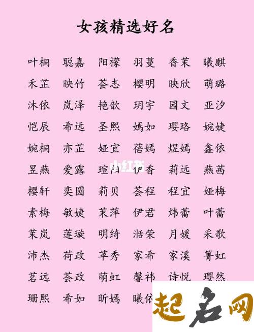 小女孩起名大全 女孩起什么名字好 女孩名字取什么好