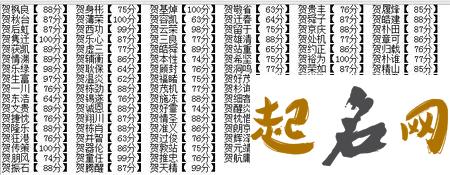 苏姓男孩取名字大全 贺姓男孩名字大全