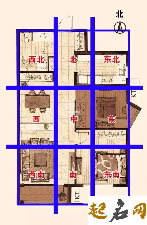 2017年大门朝向吉凶风水和化解 大门朝向风水方位图解