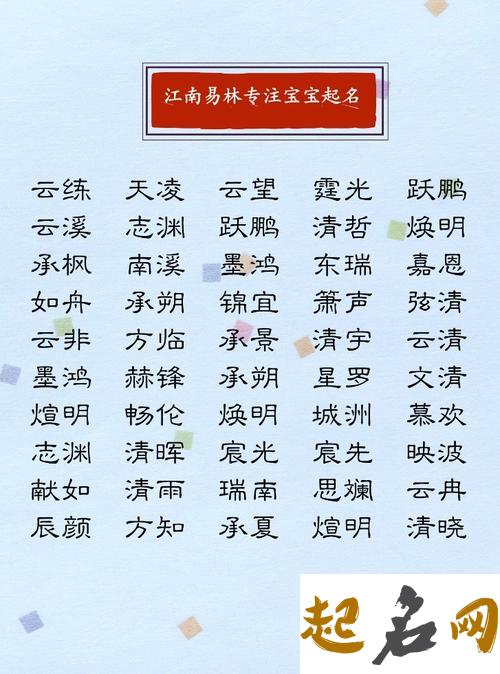 带笑字的男孩名字 男生什么名字最好听