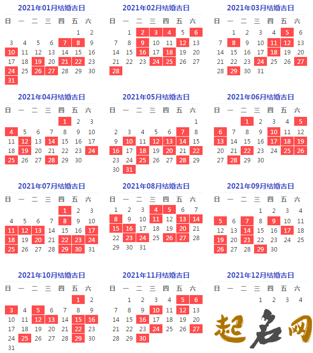 2021年农历四月黄道吉日查询,最佳黄道日 2021年1月黄道吉日