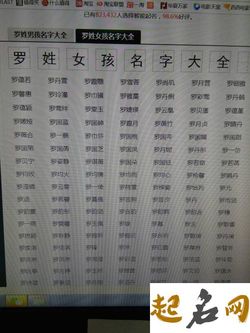 罗姓女孩名字大全 罗姓女孩取名100分