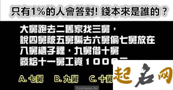 暗号到底代表什么？答对的智商120以上（图文） 人的智商有区别吗