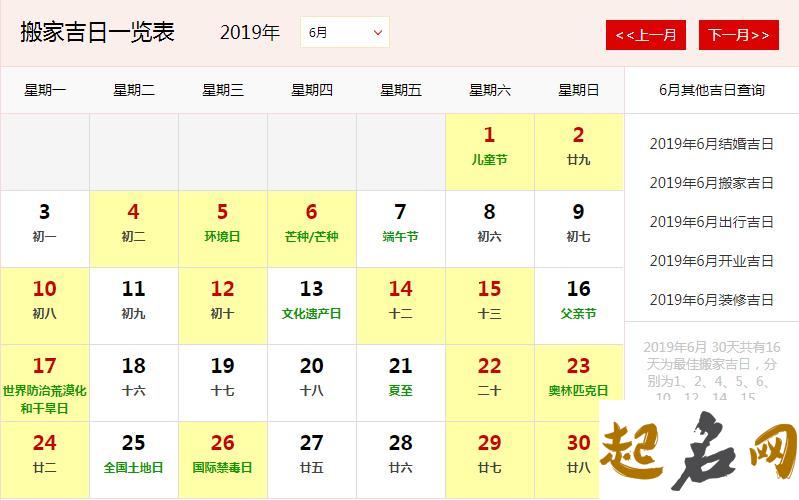 2019年农历六月十四可以搬家入住新房吗？ 2019年新房拿钥匙吉日