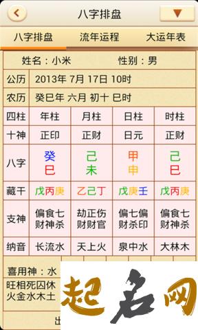 八字命局结构分析 八字排盘算命