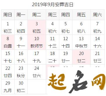 2019年农历九月廿二日求嗣行吗？预产期什么时候？ 2019年12月黄道吉日一览表