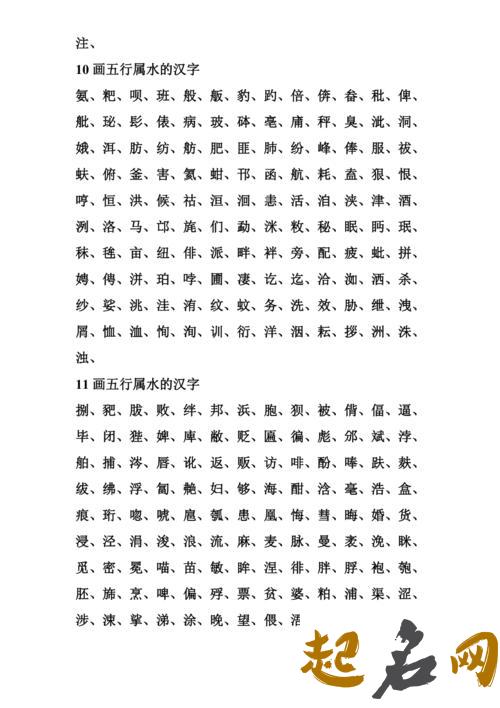 五行属水的字男孩用有哪些字推荐 男孩名字属木