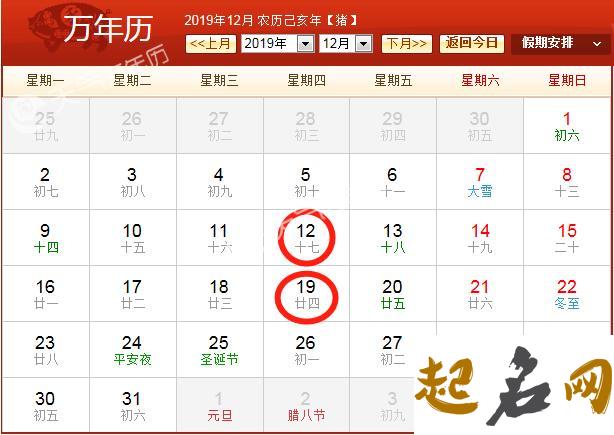 2019年阴历十一月初五日这天是适合提车的吗？ 2019年12月万年历