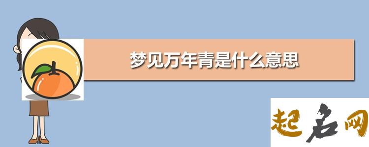 梦见万年青 梦见万年青干菇是什么意思