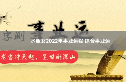 水瓶女2022年事业运程 综合事业运