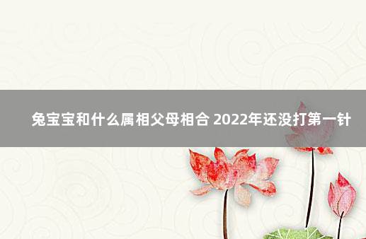兔宝宝和什么属相父母相合 2022年还没打第一针疫苗