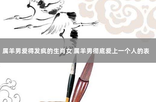 属羊男爱得发疯的生肖女 属羊男彻底爱上一个人的表现