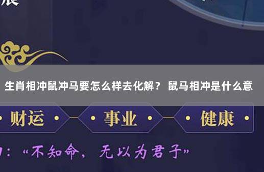 生肖相冲鼠冲马要怎么样去化解？ 鼠马相冲是什么意思