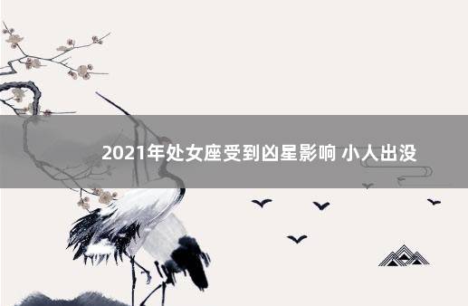 2021年处女座受到凶星影响 小人出没