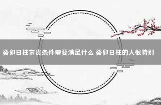 癸卯日柱富贵条件需要满足什么 癸卯日柱的人很特别