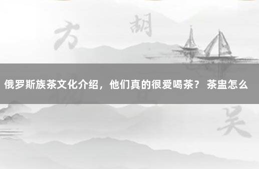 俄罗斯族茶文化介绍，他们真的很爱喝茶？ 茶盅怎么喝茶