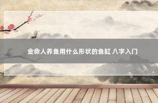 金命人养鱼用什么形状的鱼缸 八字入门