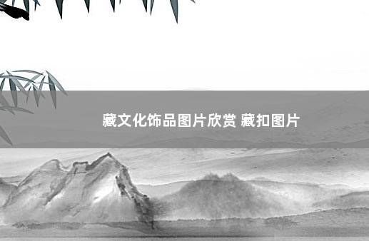 藏文化饰品图片欣赏 藏扣图片