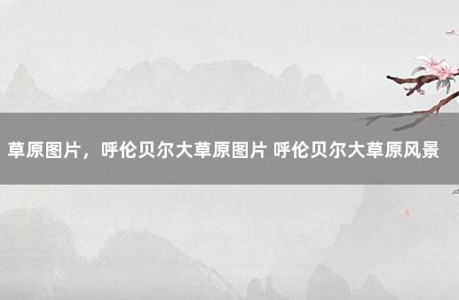 草原图片，呼伦贝尔大草原图片 呼伦贝尔大草原风景