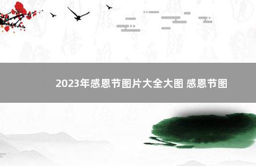 2023年感恩节图片大全大图 感恩节图